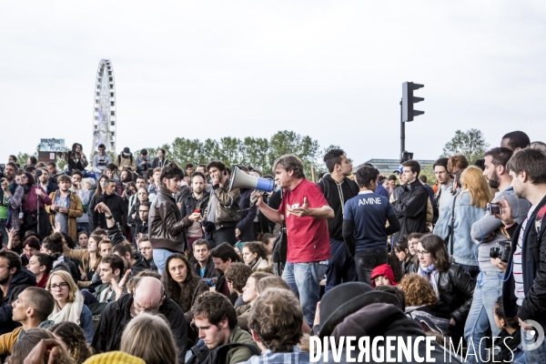 Nuit Debout a l Assemble Nationale