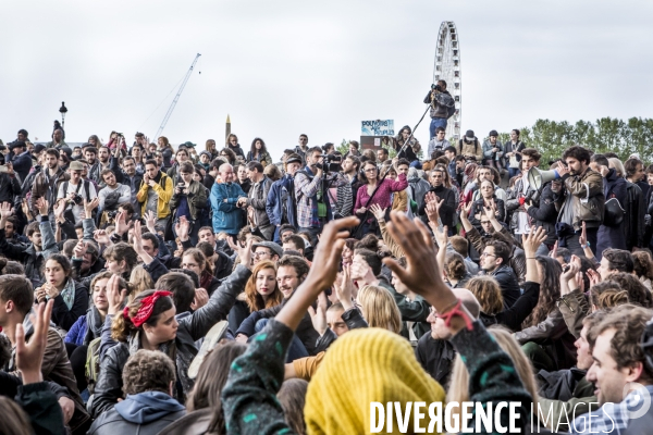 Nuit Debout a l Assemble Nationale