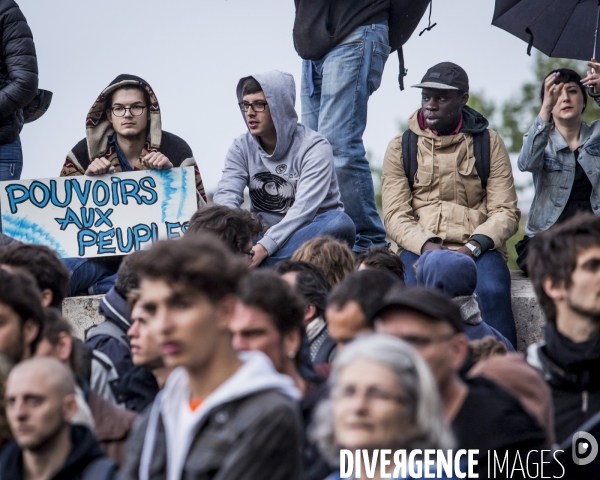 Nuit Debout a l Assemble Nationale