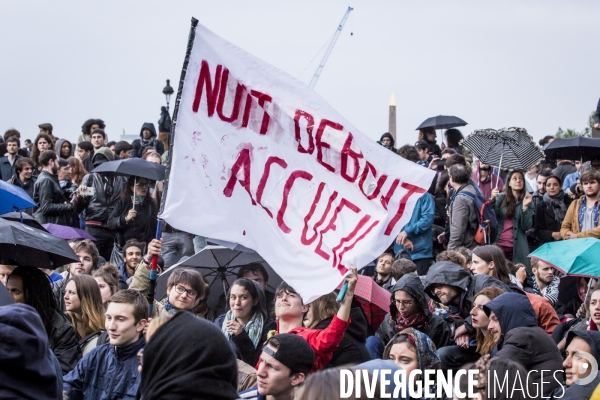 Nuit Debout a l Assemble Nationale