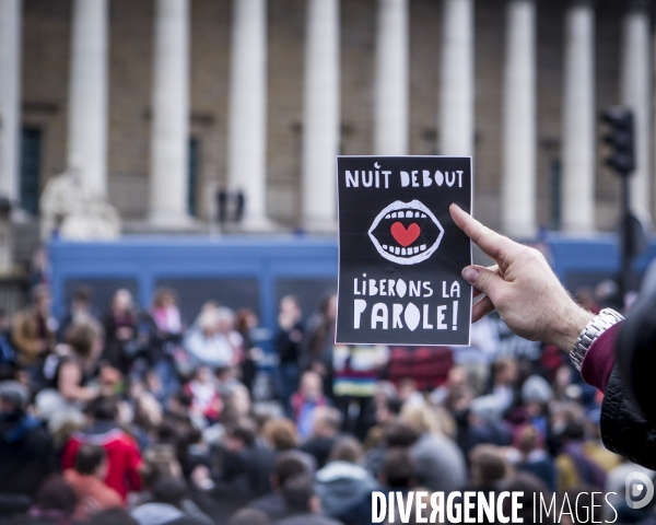 Nuit Debout a l Assemble Nationale