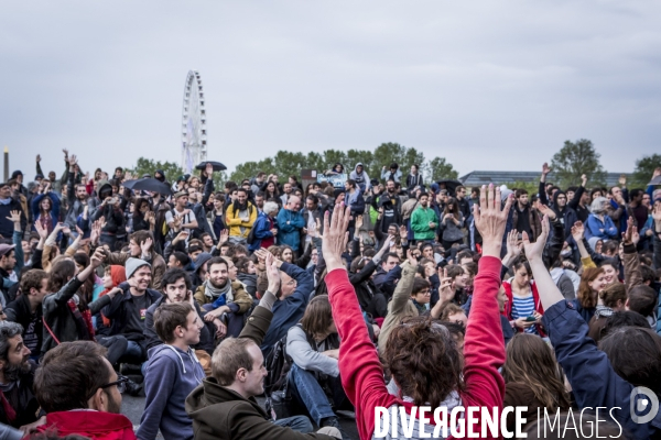 Nuit Debout a l Assemble Nationale