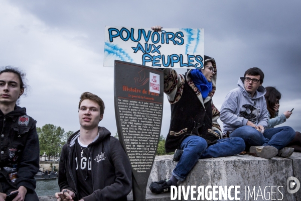 Nuit Debout a l Assemble Nationale