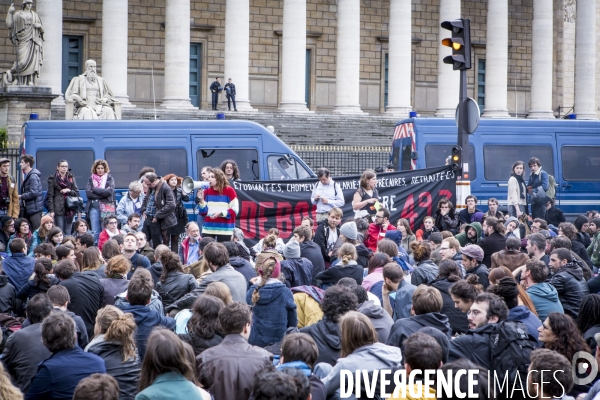 Nuit Debout a l Assemble Nationale
