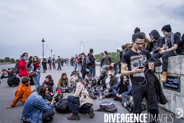 Nuit Debout a l Assemble Nationale