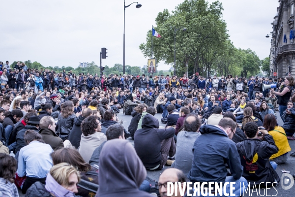 Nuit Debout a l Assemble Nationale