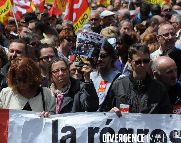 Manifestation contre La Loi du Travail  12 mai 2016 Manifestation contre la Loi El Khomri  12 mai 2016 Manifestation contre la Loi El Khomri