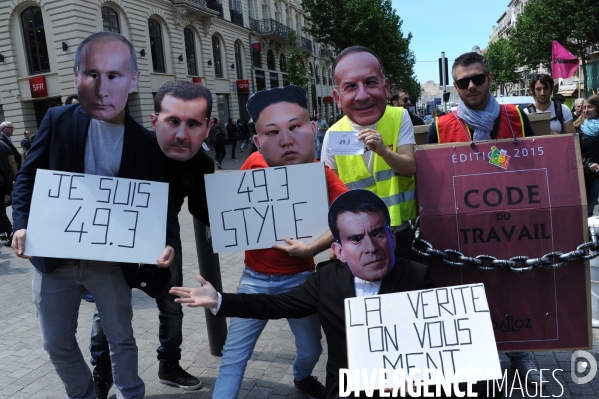 Manifestation contre La Loi du Travail  12 mai 2016 Manifestation contre la Loi El Khomri  12 mai 2016 Manifestation contre la Loi El Khomri