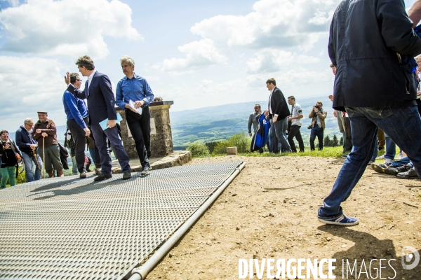 Ascension du Mont Beuvray.