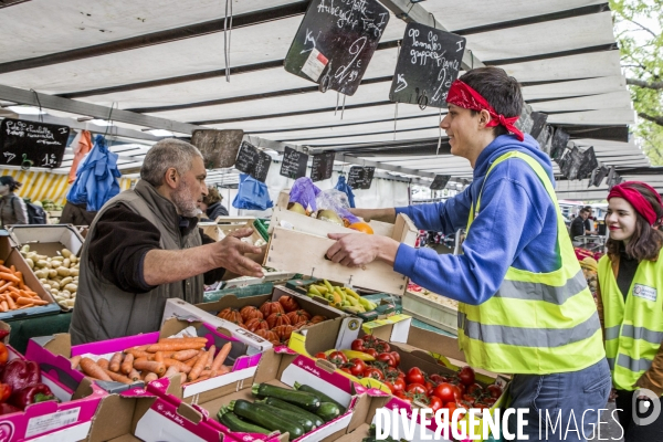 Moissons Solidaires et Disco Soupe a la Bastille