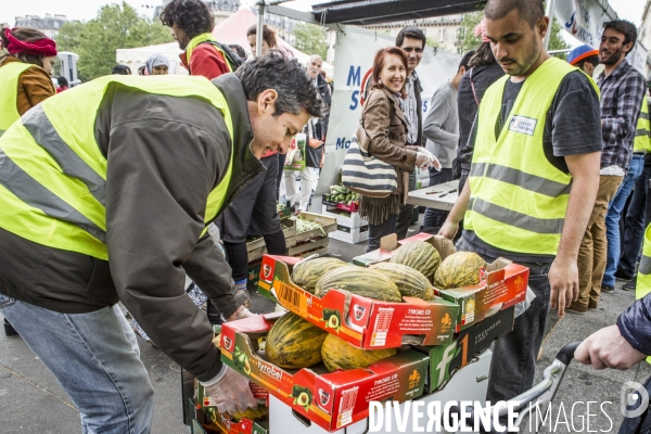 Moissons Solidaires et Disco Soupe a la Bastille