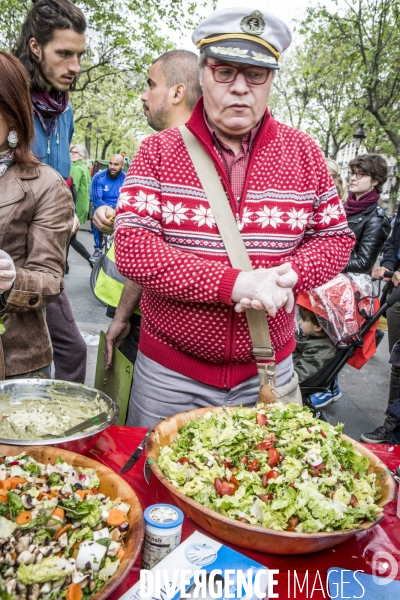 Moissons Solidaires et Disco Soupe a la Bastille