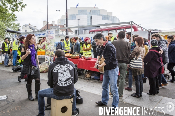 Moissons Solidaires et Disco Soupe a la Bastille