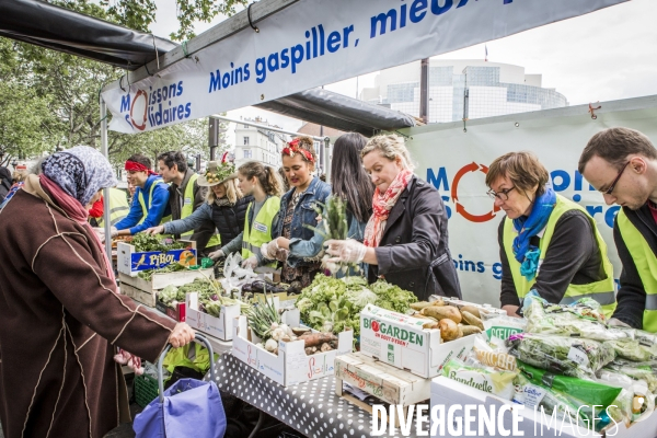 Moissons Solidaires et Disco Soupe a la Bastille