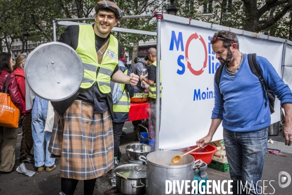 Moissons Solidaires et Disco Soupe a la Bastille