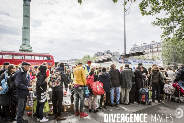 Moissons Solidaires et Disco Soupe a la Bastille