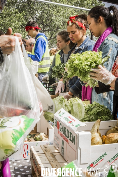 Moissons Solidaires et Disco Soupe a la Bastille