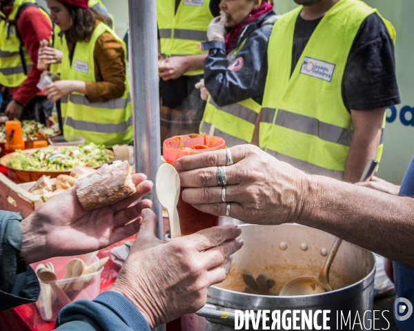 Moissons Solidaires et Disco Soupe a la Bastille