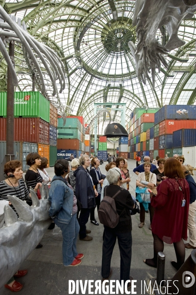 Monumenta 2016 au Grand Palais,.Empires, installation de l artiste Huang Yong Ping