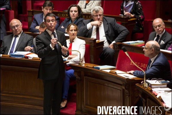 Séance de questions au gouvernement à l assemblée nationale.