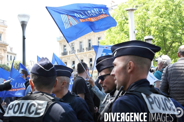 Manifestation de policiers