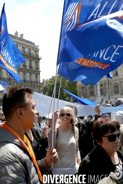 Manifestation de policiers