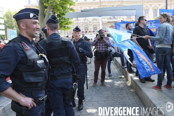 Manifestation de policiers