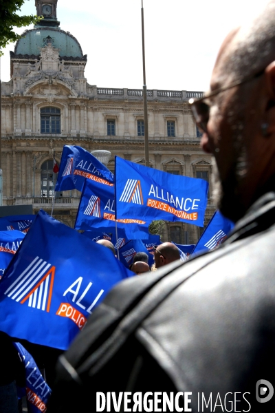 Manifestation de policiers