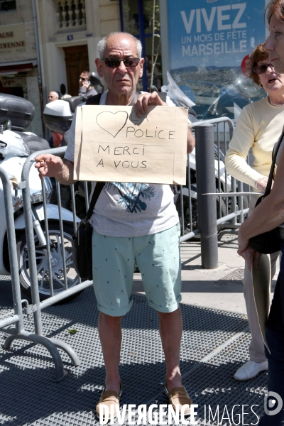 Manifestation de policiers