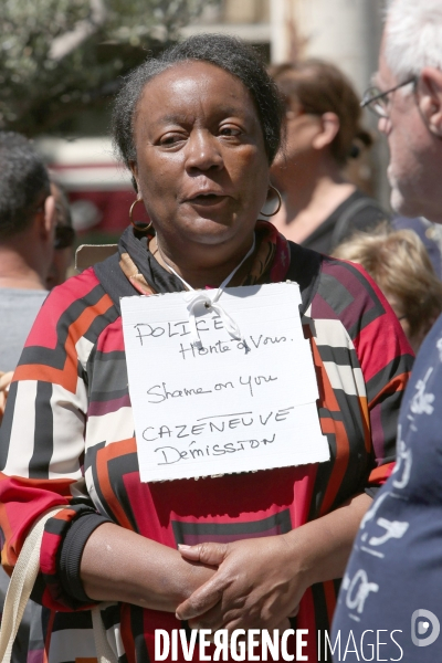 Manifestation de policiers