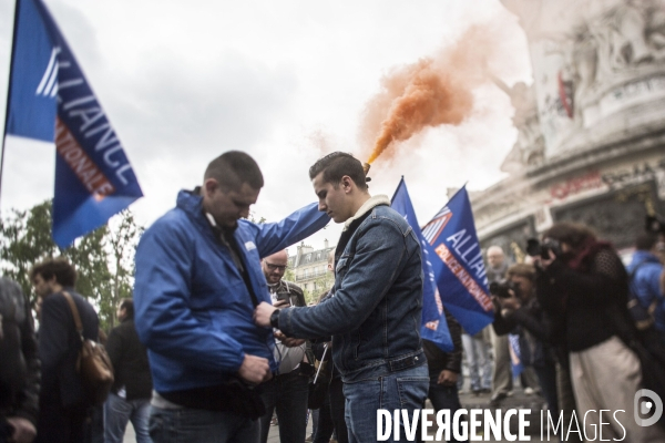Manifestation de policiers contre la « haine anti-flics »