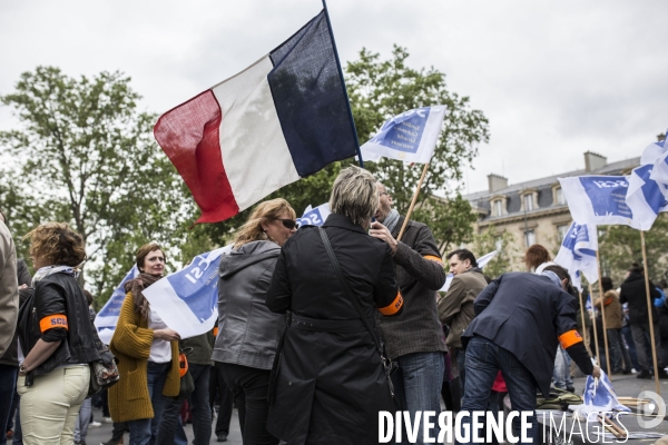 Manifestation de policiers contre la « haine anti-flics »