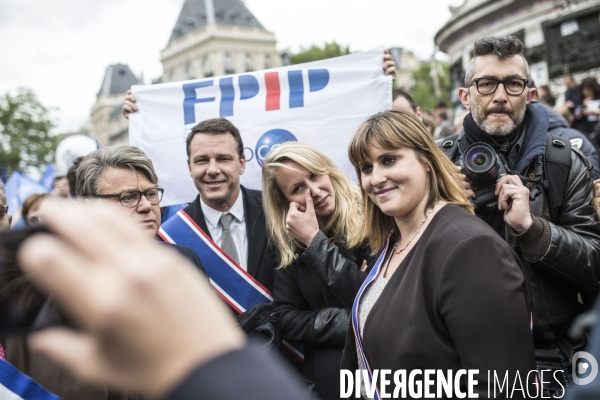 Manifestation de policiers contre la « haine anti-flics »