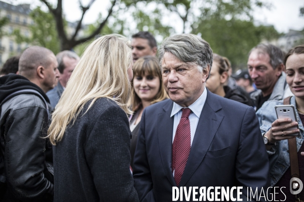 Manifestation de policiers contre la « haine anti-flics »
