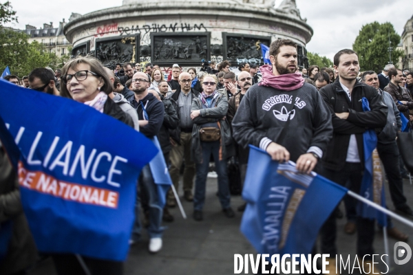 Manifestation de policiers contre la « haine anti-flics »