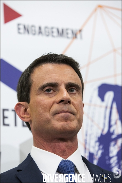 Le premier ministre Manuel VALLS inaugure   la Fabrik   des talents à Evry.