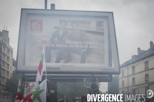 Manifestation contre la loi travail du 19 Mai, Paris