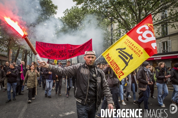 Manifestation contre la loi travail du 19 Mai, Paris