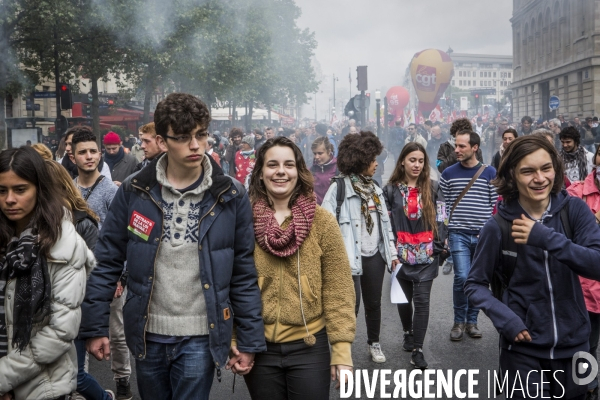 Manifestation contre la loi travail du 19 Mai, Paris