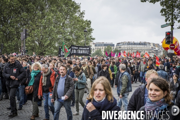 Manifestation contre la loi travail du 19 Mai, Paris