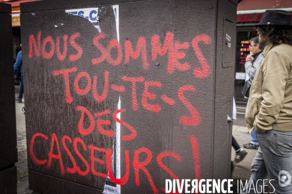 Manifestation contre la loi travail du 19 Mai, Paris