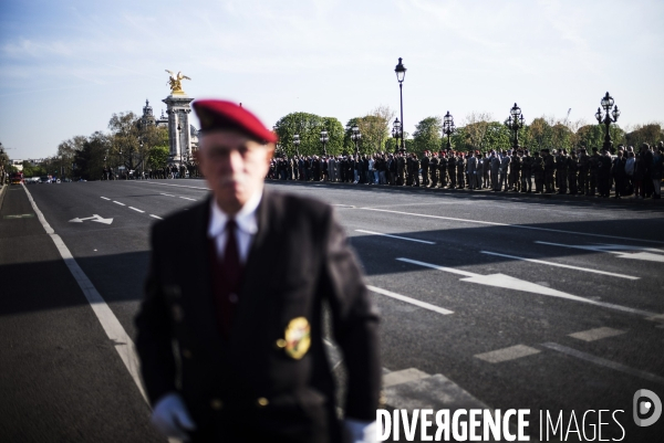 Hommage aux soldats français tués au Mali.