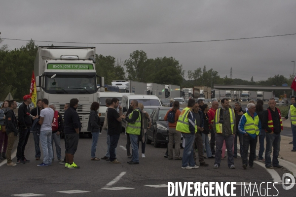 Blocage Perpignan