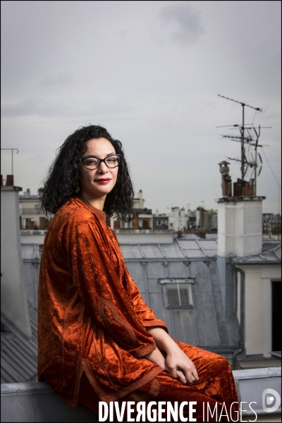 Loubna ABIDAR, pour la sortie de son livre  La dangereuse  chez Stock, écrit en collaboration avec la journaliste Marion Van Renterghem.