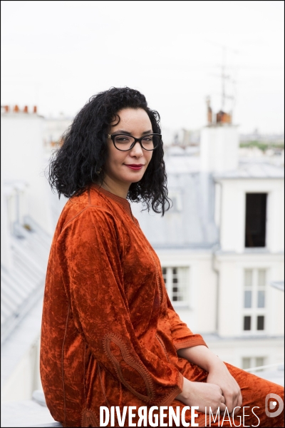 Loubna ABIDAR, pour la sortie de son livre  La dangereuse  chez Stock, écrit en collaboration avec la journaliste Marion Van Renterghem.