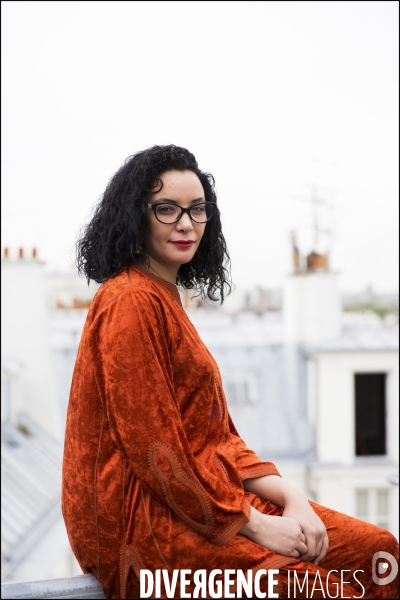 Loubna ABIDAR, pour la sortie de son livre  La dangereuse  chez Stock, écrit en collaboration avec la journaliste Marion Van Renterghem.