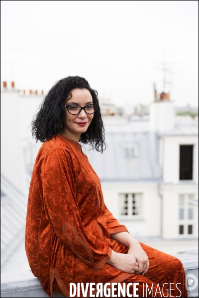 Loubna ABIDAR, pour la sortie de son livre  La dangereuse  chez Stock, écrit en collaboration avec la journaliste Marion Van Renterghem.