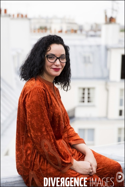 Loubna ABIDAR, pour la sortie de son livre  La dangereuse  chez Stock, écrit en collaboration avec la journaliste Marion Van Renterghem.