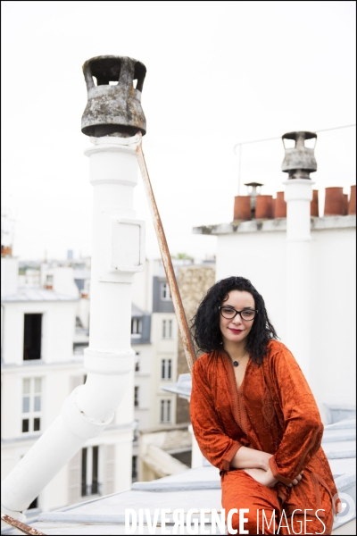 Loubna ABIDAR, pour la sortie de son livre  La dangereuse  chez Stock, écrit en collaboration avec la journaliste Marion Van Renterghem.