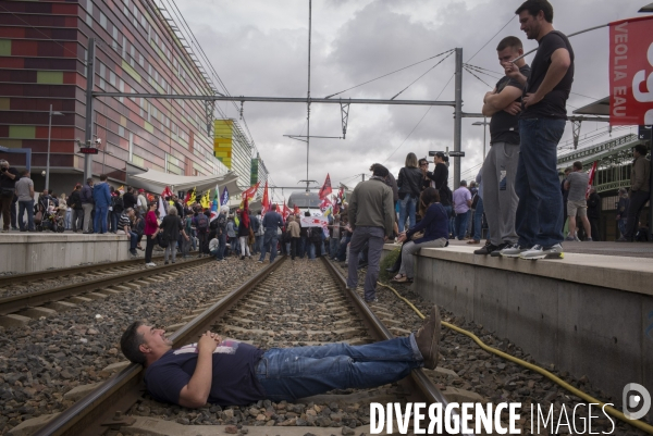 Blocage TGV Perpignan